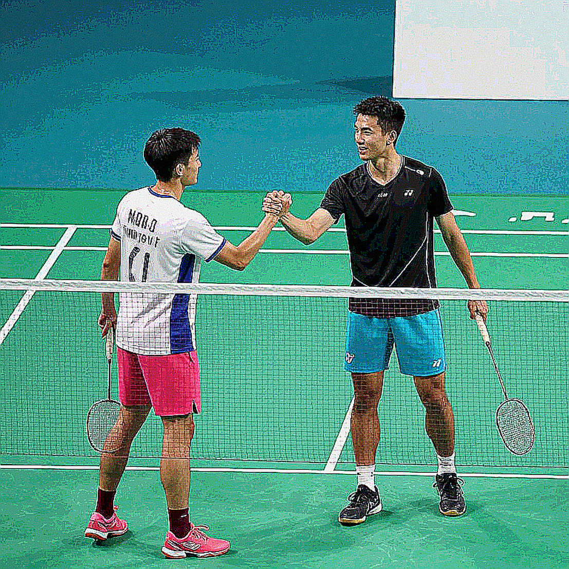 Alwi Farhan tập cùng Kento Momota trước Asian Games 2026: Bộ xương dữ liệu của một buổi tập ở Tokyo